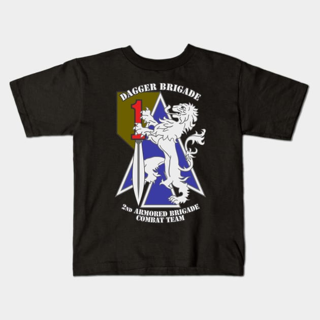 2nd Armored Brigade Combat Team Kids T-Shirt by MBK